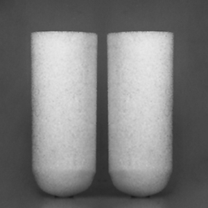 Mikro-Filterkerze aus Borosilikatglas | zylindrisch Mikro-Filterkerze aus Borosilikatglas zylindrisch