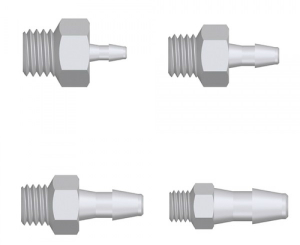 Mini-Schlauchtülle mit Außengewinde UNF 1/4"-28