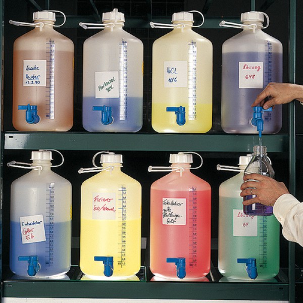 REFURBISHHOUSE Kunststoff transparent Labor chemische Erlenmeyerkolben Behaelter Flascheue00 ml 