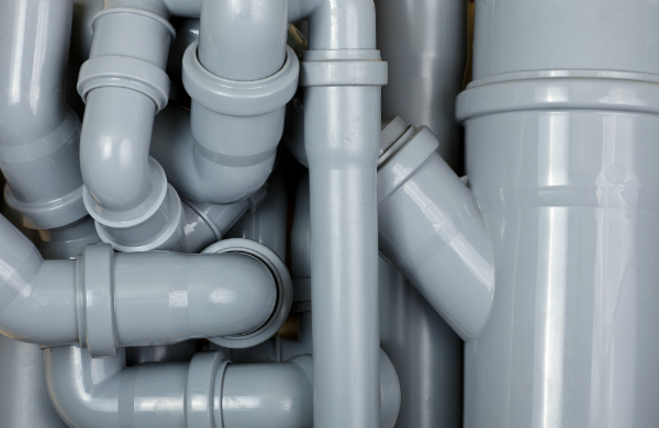 Graue PVC-Abwasserkanal-Rohre Graue PVC-Abwasserkanal-Rohre