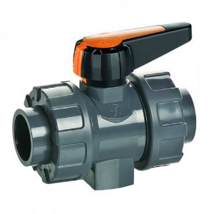 Industrie-Kugelhahn aus PVC-U (Polyvinylchlorid, hart) | hohe mechanische Festigkeit | gute chemische Beständigkeit industrie-kugelhahn-aus-pvc-u