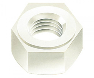 Sechskantmutter (DIN 934) aus PTFE | Fluoroplast mit ausgezeichneter Beständigkeit gegen Säuren, Laugen, Lösungsmittel und Gase sechskantmutter-din-934-aus-ptfe