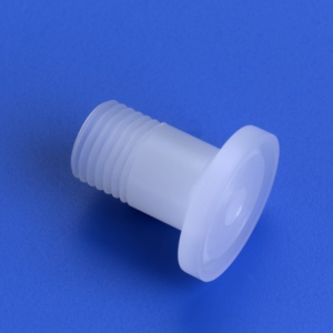 Gerader-Tri-Clamp-Verbinder mit Außengewinde aus PP, PVDF oder PTFE | G- oder NPT-Außengewinde einerseits, Tri-Clamp-Flansch andererseits gerader-tri-clamp-verbinder-mit-aussengewinde-aus-pp-pvdf-oder-ptfe
