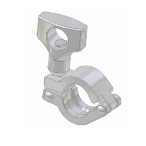 RCT®-Zubehör: Tri-Clamp-Zweigelenkklammer | Technische Spezifikation Werkstoff: Edelstahl 1.4308 rct-zubehoer-tri-clamp-zweigelenkklammer