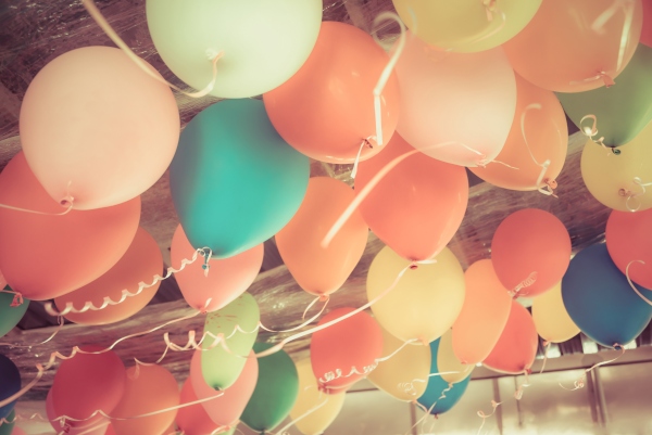 Bunte Ballone ballone-bunt