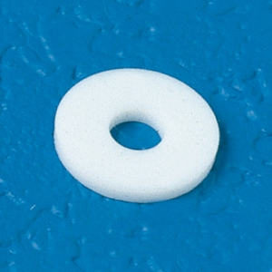 Unterlegscheibe (DIN 125) aus PTFE | Werkstoff: PTFE (Polytetrafluorethylen) | Farbe: weiß unterlegscheibe-din-125-aus-ptfe