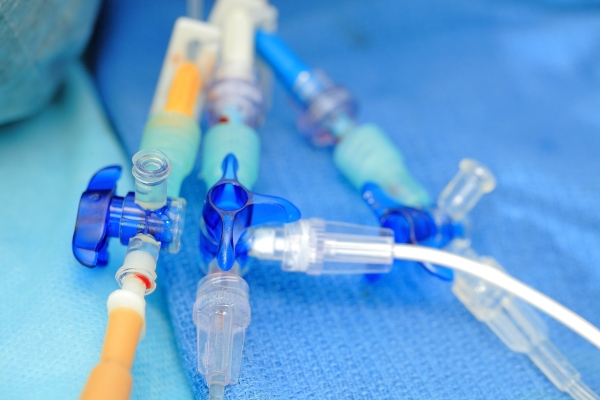 Medizinischer Katheter in Patientennähe Medizinischer Katheter in Patientennaehe