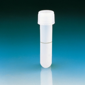 Transparentes Probenröhrchen aus PFA (Perfluoralkoxy) | mit Eichmarke | dichte Verschraubung probenroehrchen-aus-pfa