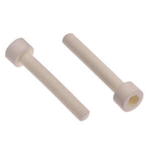 Zylinderschraube aus Keramik - mit Innensechskant | Schrauben aus Aluminiumoxidkeramik (Alumina A998) zylinderschraube-aus-keramik-mit-innensechskant