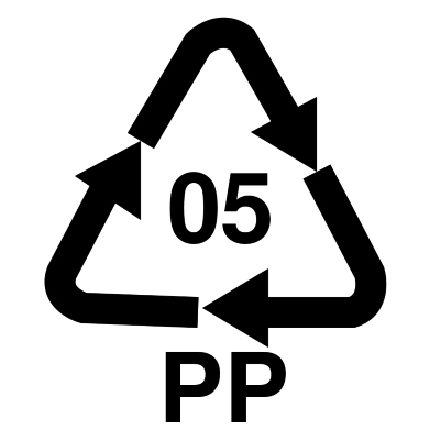 Plastic recycle logo 05 Polypropylen