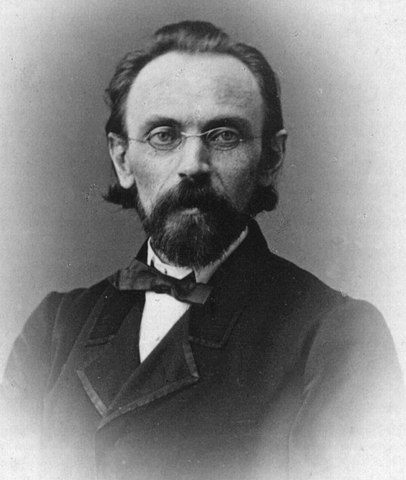 Der deutsche Chemiker Emil Erlenmeyer um 1863