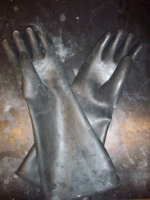 Schutzhandschuhe aus Butylkautschuk