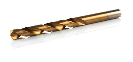 Bohrer mit Beschichtung aus Titannitrid (TiN) Bohrer mit Beschichtung aus Titannitrid (TiN)