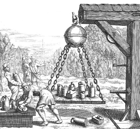 Magdeburger Halbkugeln" (Kupferstich um 1672) Magdeburger Halbkugeln" (Kupferstich um 1672)