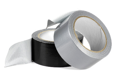 Handelsübliches Gewebe-Klebeband, auch als "Duck Tape" bekannt