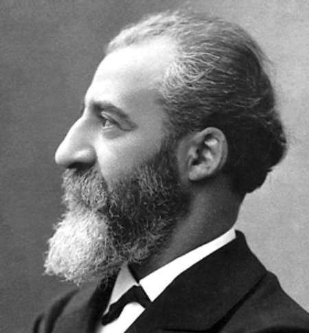 Der französische Chemiker Henri Moissan (1852 - 1907)