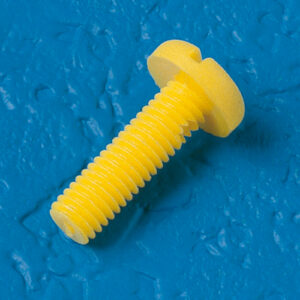 Flachkopfschraube (DIN 85) aus PA - mit Schlitz 