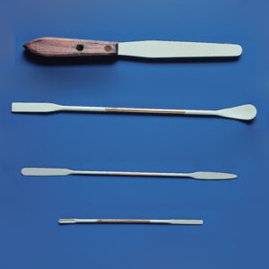 Spatel aus Chrom-Nickel-Stahl mit PTFE-Überzug Spatel aus Chrom-Nickel-Stahl mit PTFE-Überzug