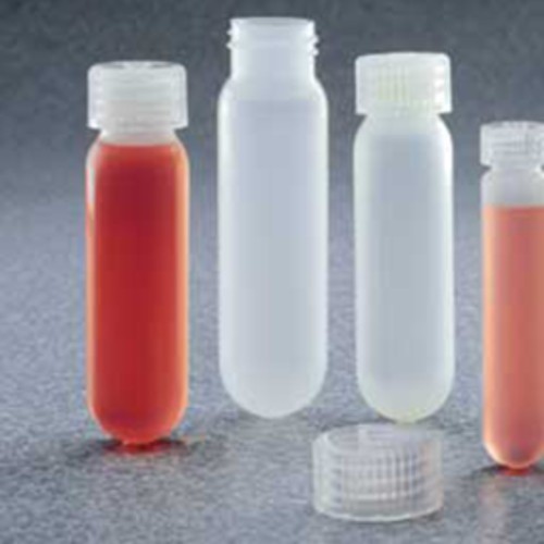 Zentrifugenflasche aus PP - mit Kappe und rundem Boden