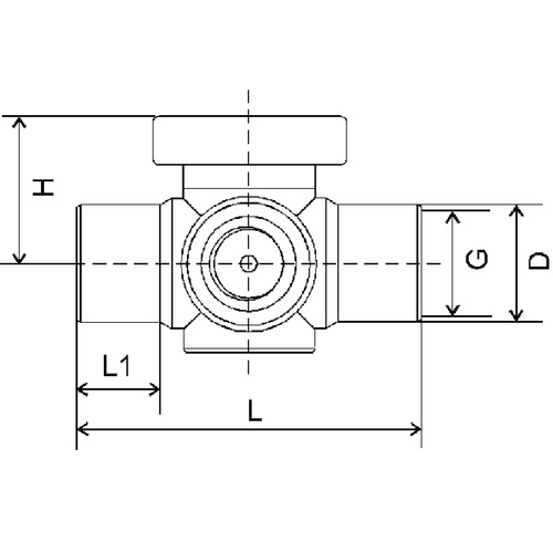 High-Quality Multiway Ball Cock made of PP, PVDF or PFA - injection-molded