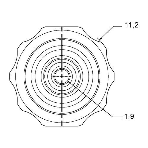 Luer-Tubing Adapter (Male) for Flexible Tubing