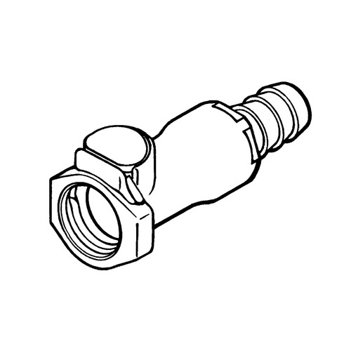 PP-Schnellverschlusskupplung, NW 9,5 mm