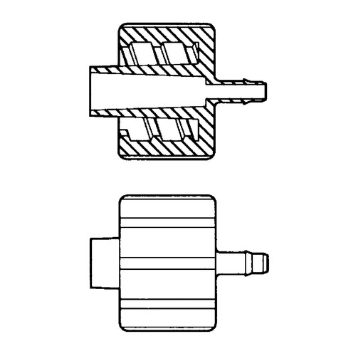 Luer-Lock-Schlauchadapter (männlich) für harte Schläuche