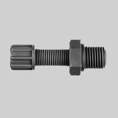 Straight Connector with Male Thread made of PP or PVDF - long