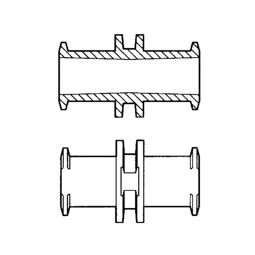Luer-Lock-Koppelstück (weiblich/weiblich)