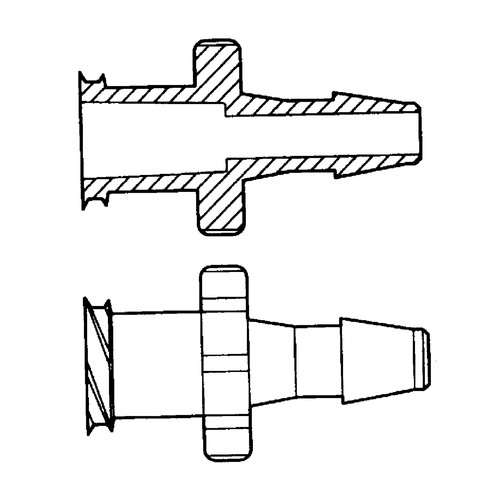 Luer-Lock-Schlauchadapter (weiblich) für weiche Schläuche