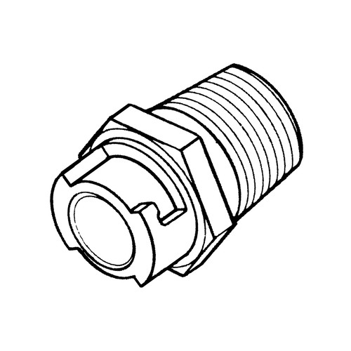 POM-Schnellverschlusskupplung, NW 1,6 mm