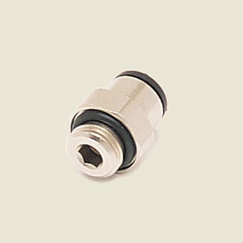 Straight Plug-In Connector with Male Thread - hexagonal