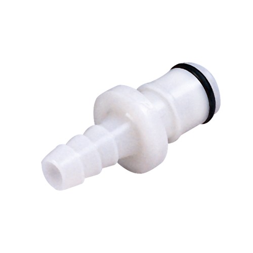 POM Full Plastic Quick-Disconnect Nipple, NW 6.4 mm