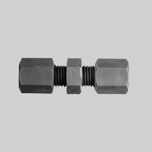 Straight Pipe Connector made of PP or PVDF - conductive and antistatic