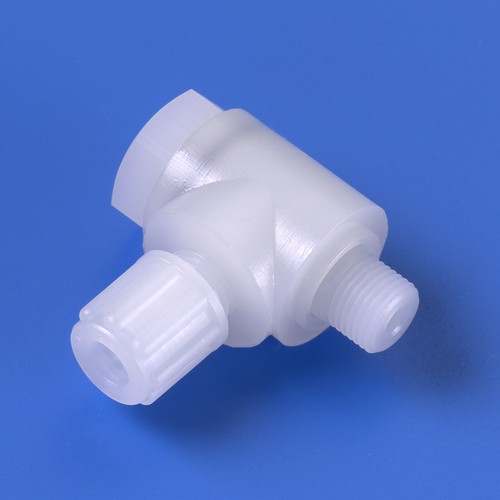 Elbow Swiveling Connector with Male Thread made of PP or PVDF
