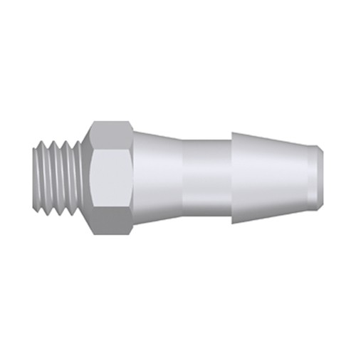 Mini Screw-in Connector with male thread UNF 10-32 - short