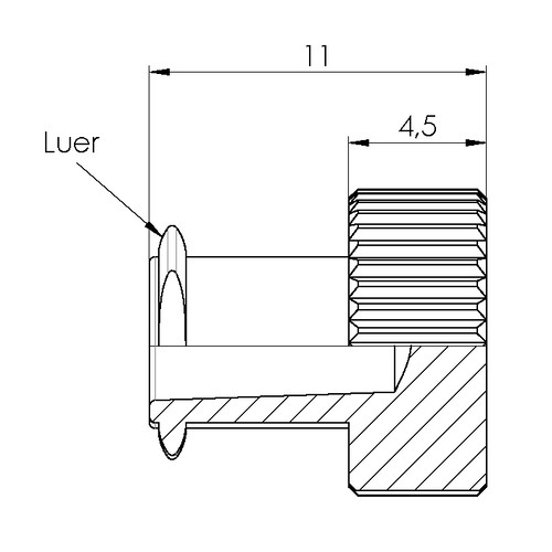 Luer-Adapter (weiblich)