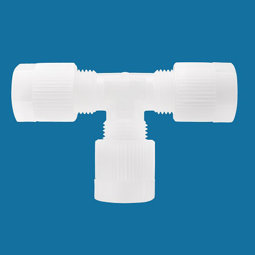 T-Shaped Pipe Connector made of PA or PVDF