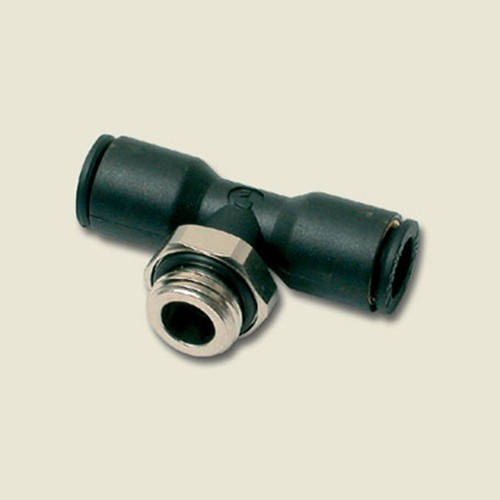 T-Shaped Plug-In Connector with Male G-Thread - symmetrical