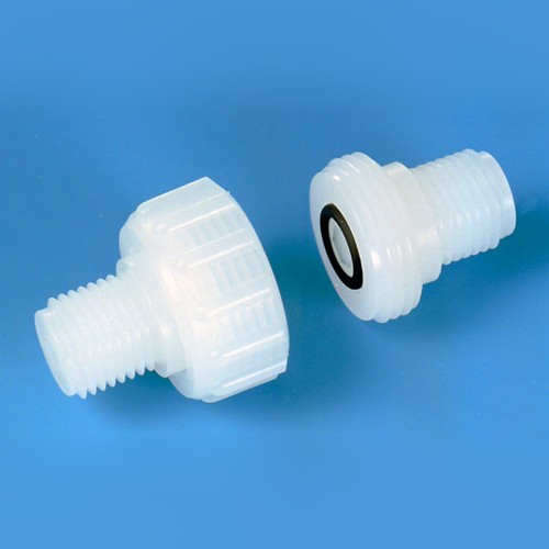 Double Nipple made of PP, PVDF or PFA - detachable