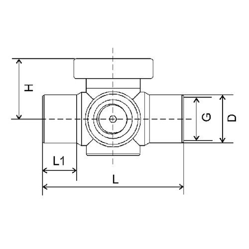 High-Quality Multiway Ball Cock made of PP, PVDF or PFA - injection-molded