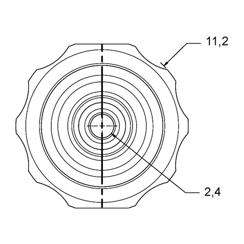 Luer-Tubing Adapter (Male) for Flexible Tubing