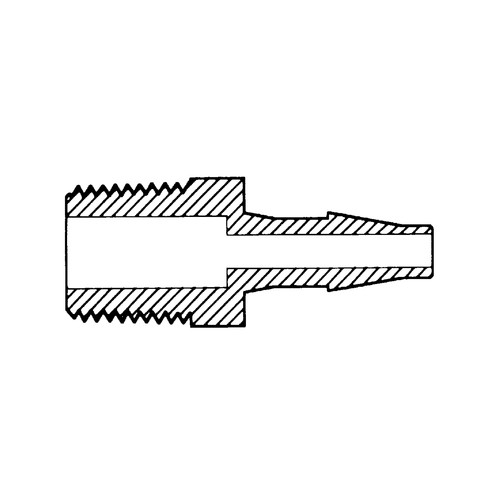 Mini-Schlauchtülle mit Außengewinde NPT 1/8&amp;quot;