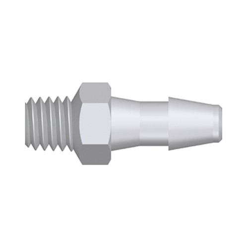 Mini Screw-in Connector with male thread UNF 10-32 - long