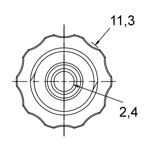 Luer-Lock Tubing Adapter (Male) for Flexible Tubing