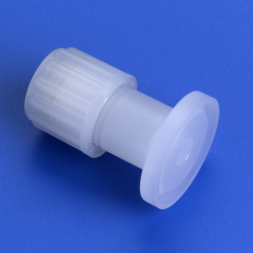 Straight Tri-Clamp Tube Connector made of PP, PVDF or PFA