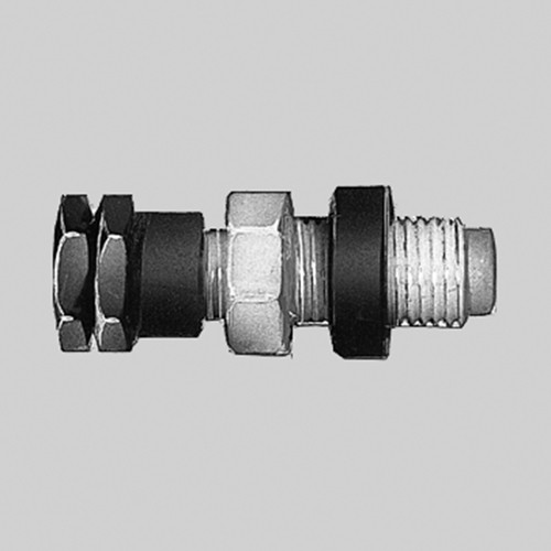 Straight Connector with Female Thread made of PTFE - Bulkhead