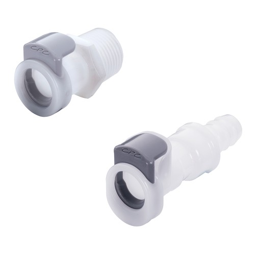 POM Full Plastic Quick-Disconnect Coupling, NW 6.4 mm