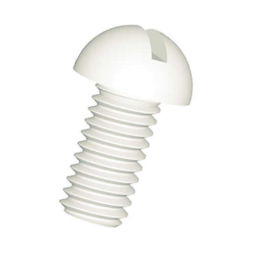 Slotted Round Head Screw made of PA