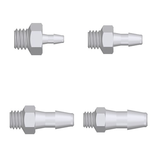 Mini Screw-in Connector with male thread UNF 10-32 - short